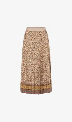 Vanessa Bruno | Schila Midi Skirt - Ecru/Noir