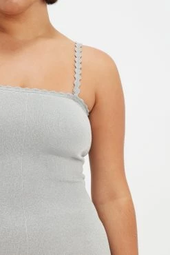 Victoria Beckham | VB Body Strapless Midi - Silver -Acler Shop VictoriaBeckham VBBodyBandeauDressinSilver SILVER 1123KDR004453A 2700 4050 247 LR Detail Model5 JPG2 2200x 83a90d62 2a77 4aac b60e e4d41eeb777c scaled