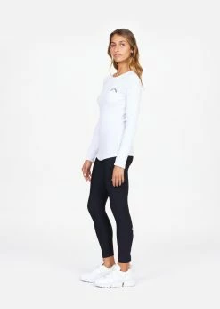 The Upside | Rib Chrissy Long Sleeve Top - White -Acler Shop apigxz4w4 31696.1641863155 scaled