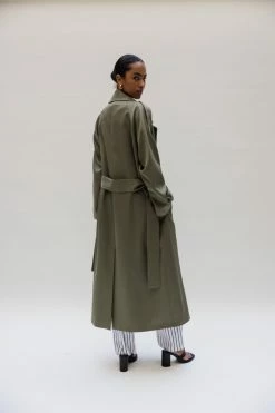 Musier Paris | Dorothee Trench - Khaki -Acler Shop dorothee 2 1512x 4af6d20b b44e 43c0 8a1b e6960845d293