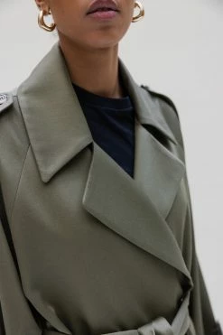 Musier Paris | Dorothee Trench - Khaki -Acler Shop dorothee 6 1512x 9dc3ba04 9d97 4d59 87d0 9242d47e6829