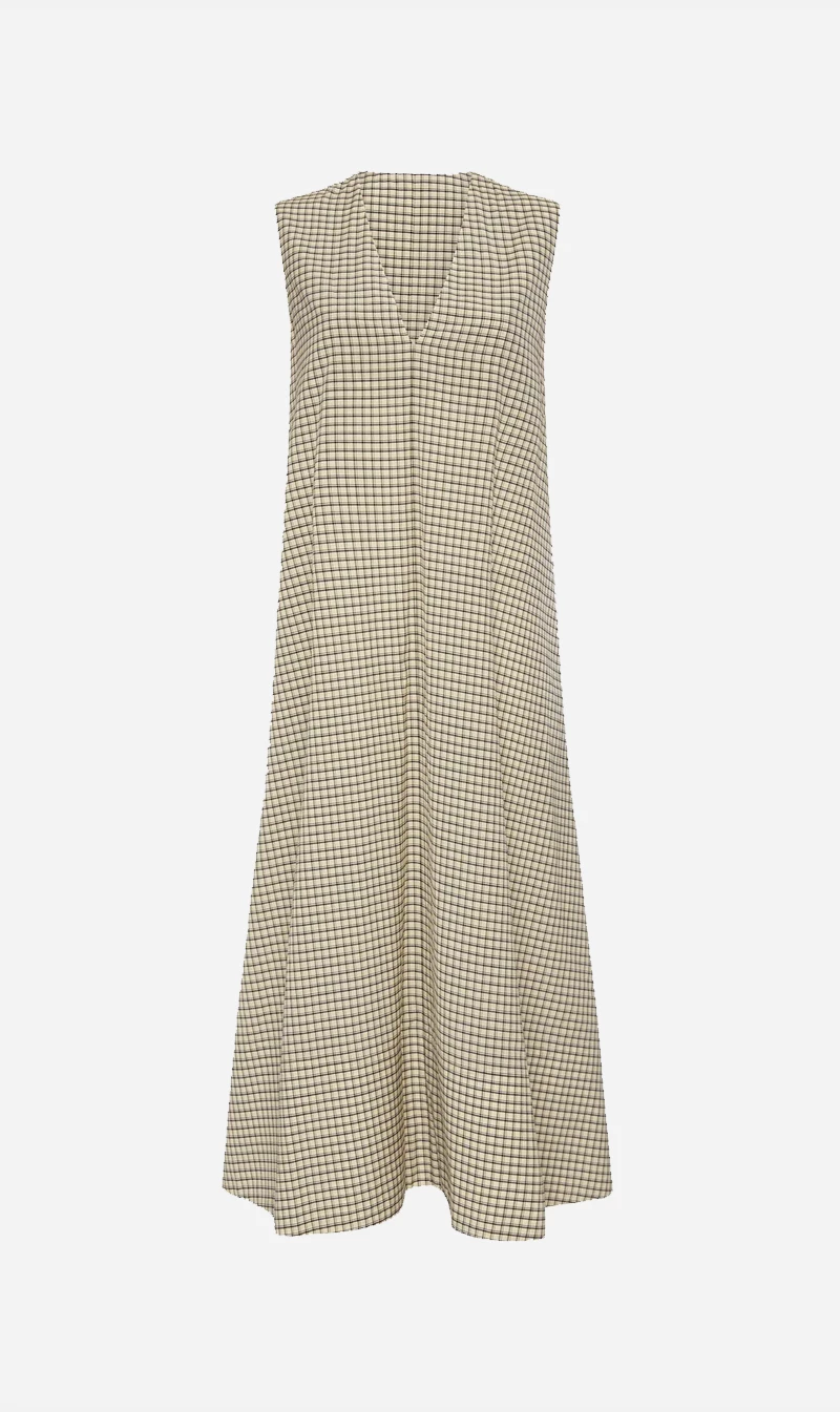 St Agni | A-Line Dress - Bijou Check 1 St Agni | A-Line Dress - Bijou Check