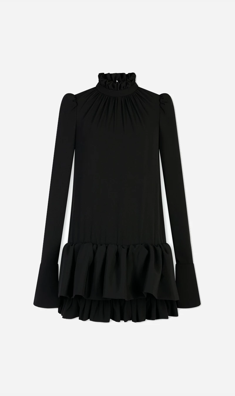 Paco Rabanne | Robe Short Dress - Black 1 Paco Rabanne | Robe Short Dress - Black