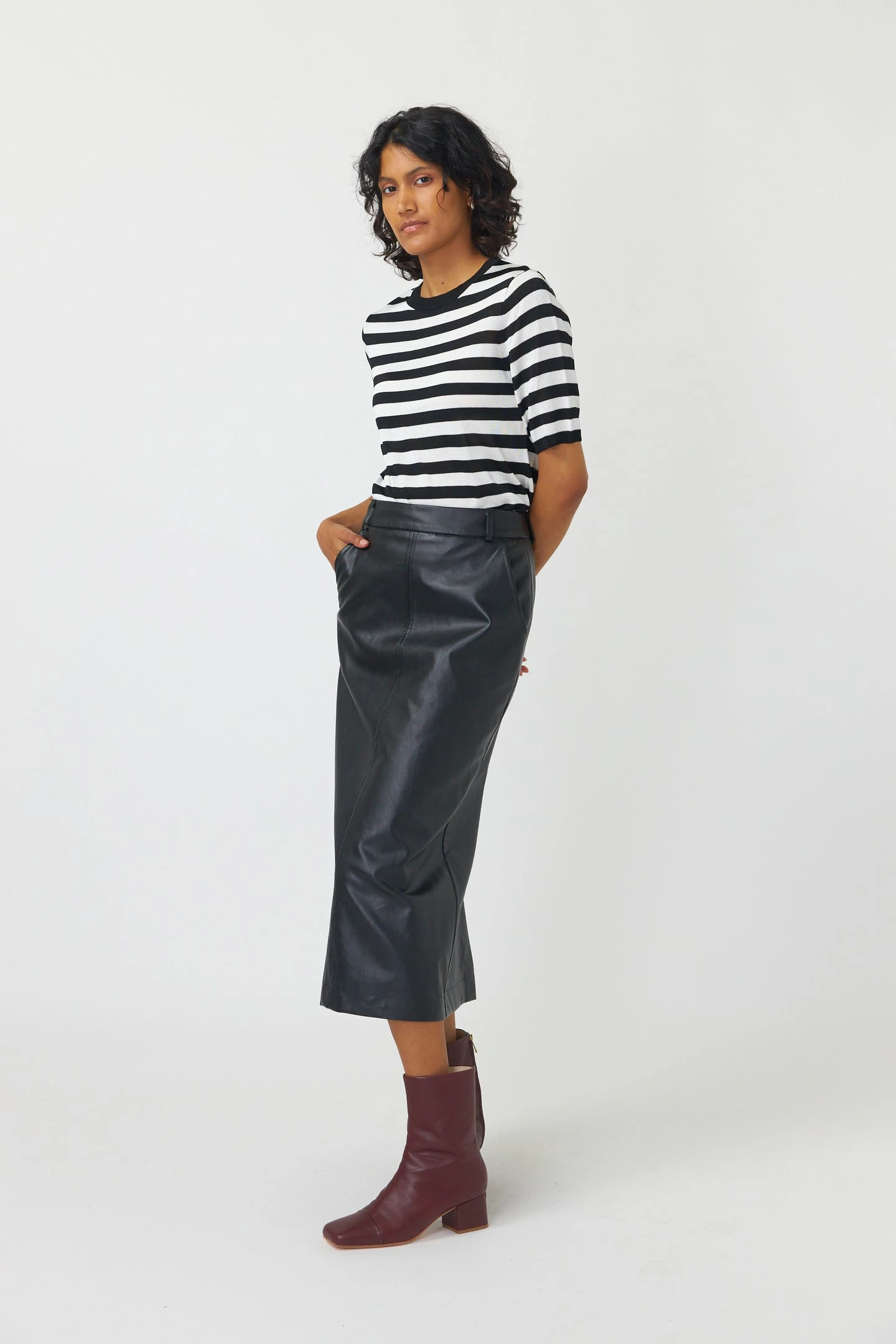 Kate Sylvester | Kate Top - Black Stripe 2 Kate Sylvester | Kate Top - Black Stripe - Image 2