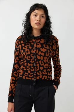 Kate Sylvester | Leopard Cardigan - Tobacco -Acler Shop leopardcardigantobacco 0532 1440x 3b5eca05 6236 45a3 a779 f3ffc5693e57