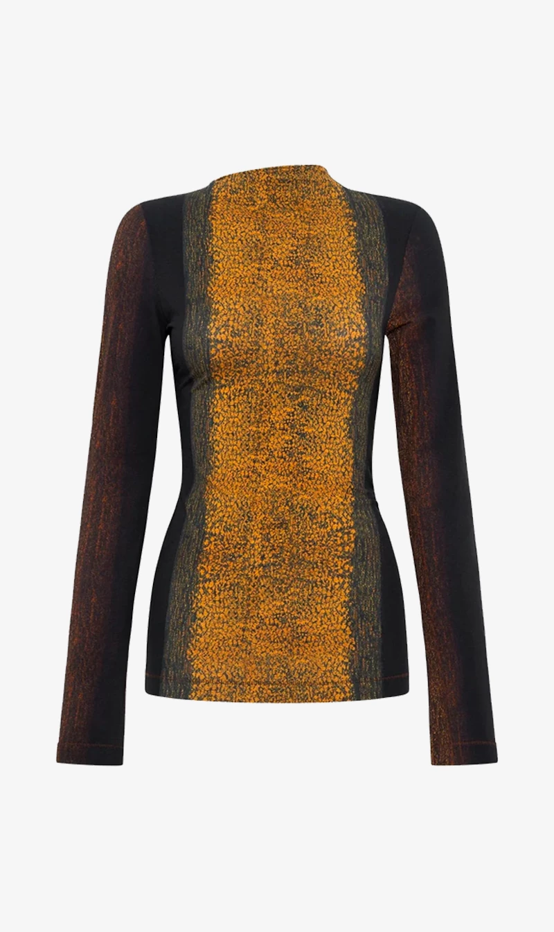 Camilla And Marc | Serpentine Long Sleeve Top - Print 1 Camilla And Marc | Serpentine Long Sleeve Top - Print