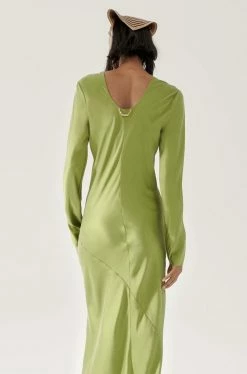 Silk Laundry | Full Sleeve Bias Dress - Calla Green -Acler Shop media 1200x c030a76f 441b 444f 9fe8 ae926061320a