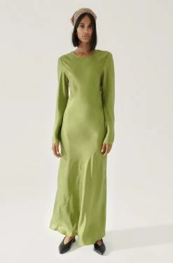 Silk Laundry | Full Sleeve Bias Dress - Calla Green -Acler Shop media 1200x de48758e 0b36 493a 8d61 26dcda3c0818