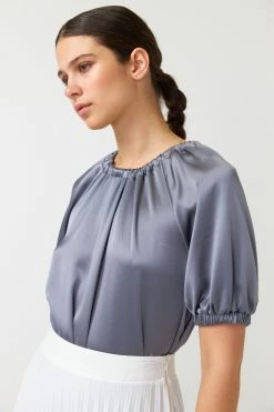 Kate Sylvester | Meg Top - Slate -Acler Shop megtopslate 0311 1440x 8f4a8243 b51e 4cf5 9642 5b6f272bc4a8