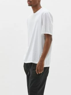 Bassike Mens | Slim Fit T.Shirt - White -Acler Shop mensslimfitt.shirt white 2 side 2000x cb698b74 51dd 4f4b 9fe5 3cbfdda6775f