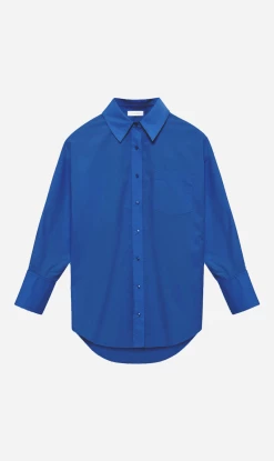 Anine Bing | Mika Shirt - Electric Blue