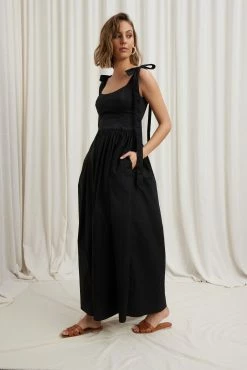 Caitlin Crisp | Meadow Dress - Black -Acler Shop p 052e4398 1a89 4024 a497 9c16958d6650