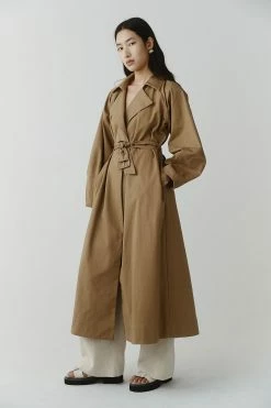 Marle | Clio Trench - Tan 10 Marle | Clio Trench - Tan -Acler Shop p 2fc5971c 5c19 4a7c bdee f2ff025e7bd3