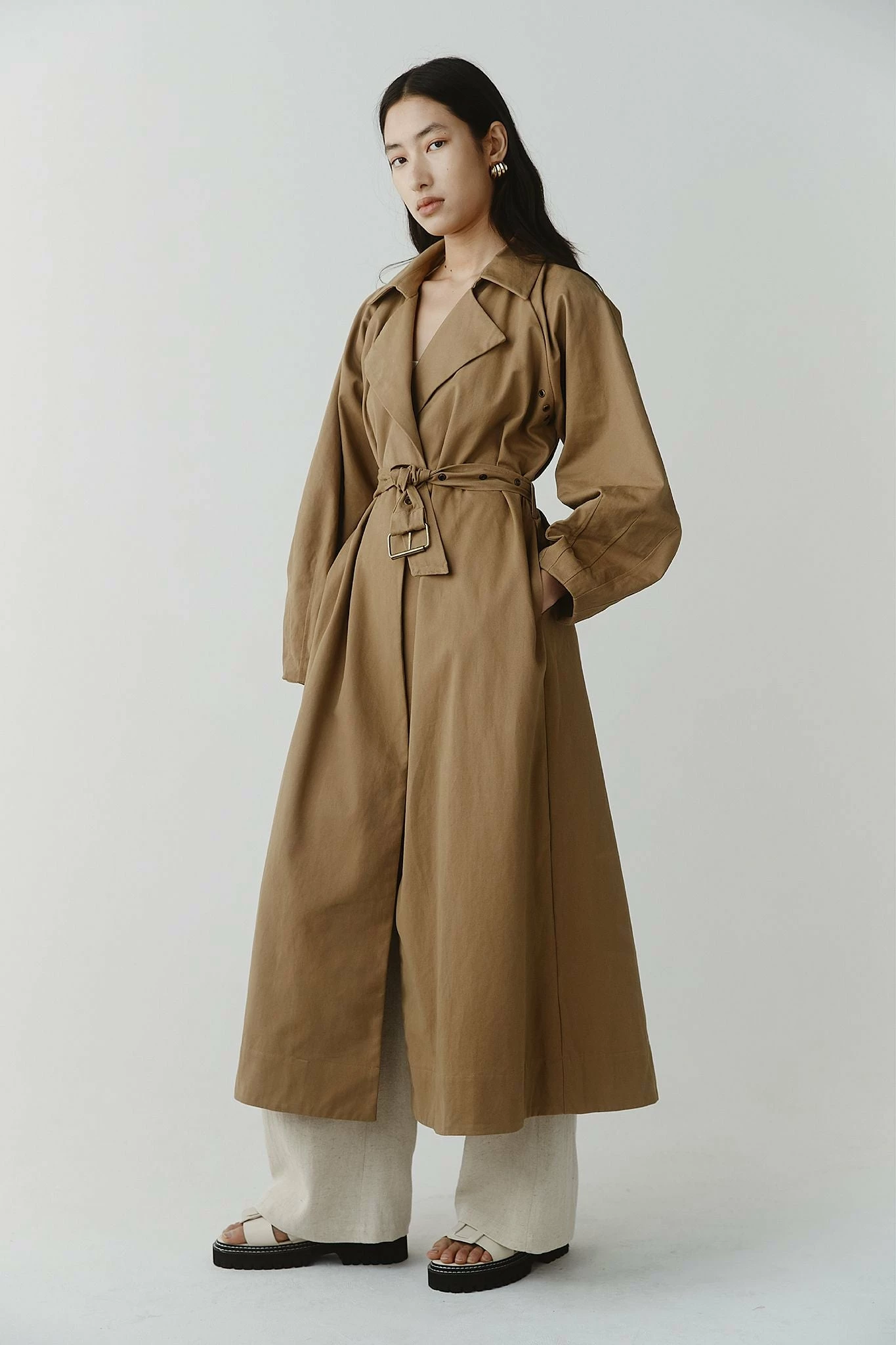 Marle | Clio Trench - Tan 4 Marle | Clio Trench - Tan - Image 4