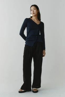 Marle | Sara Top - Blueberry -Acler Shop p 385dcd66 e96e 4510 9d50 e5e5fb5392c6