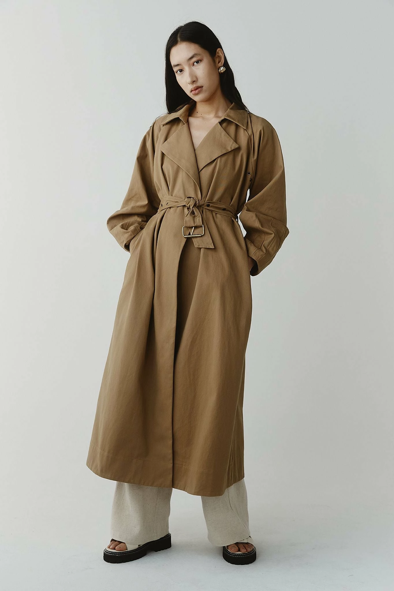 Marle | Clio Trench - Tan 2 Marle | Clio Trench - Tan - Image 2