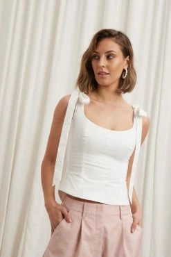 Caitlin Crisp | Daisy Bodice - White 10 Caitlin Crisp | Daisy Bodice - White -Acler Shop p 5a304062 3e23 4417 bf48 613090f2548b