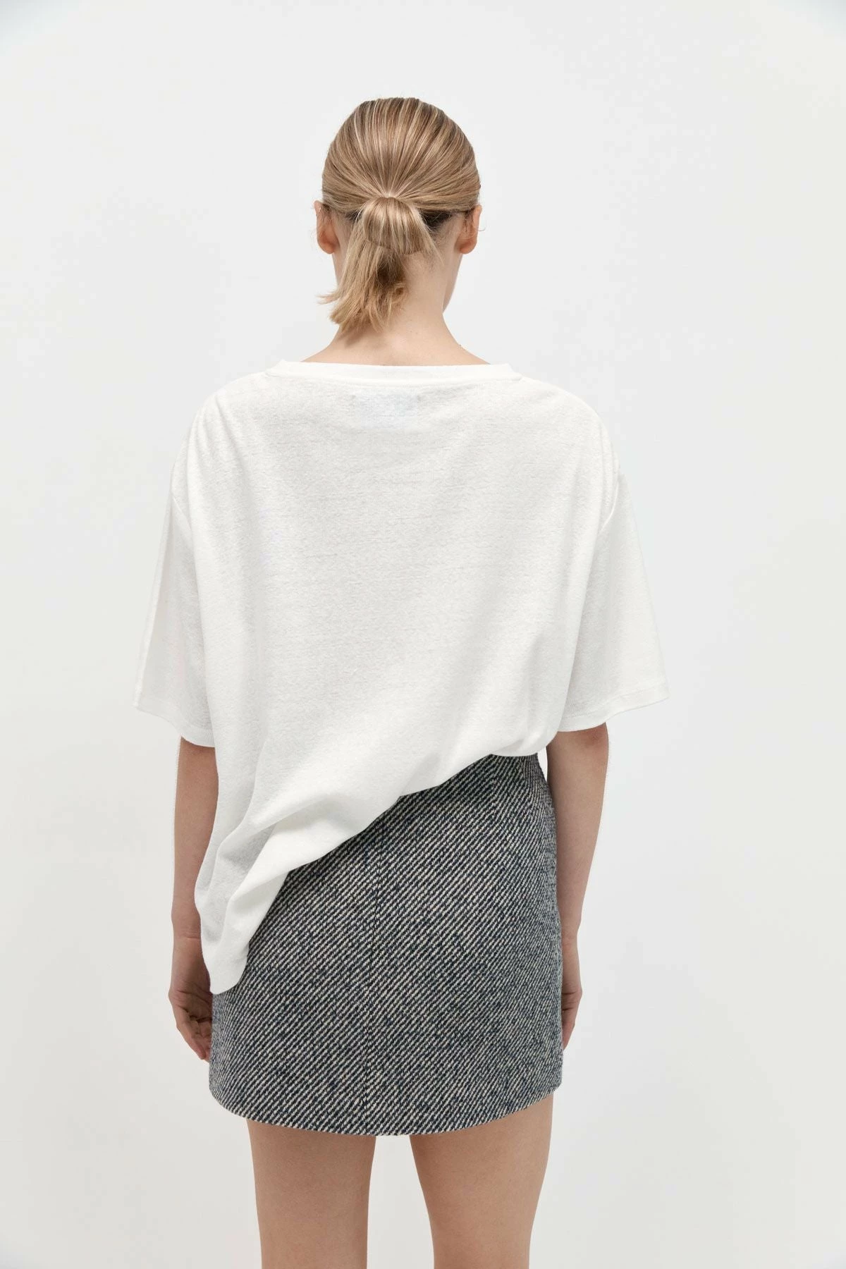 ST AGNI ST. AGNI | Basic Jersey Masaki Tee - White 3 ST AGNI ST. AGNI | Basic Jersey Masaki Tee - White - Image 3