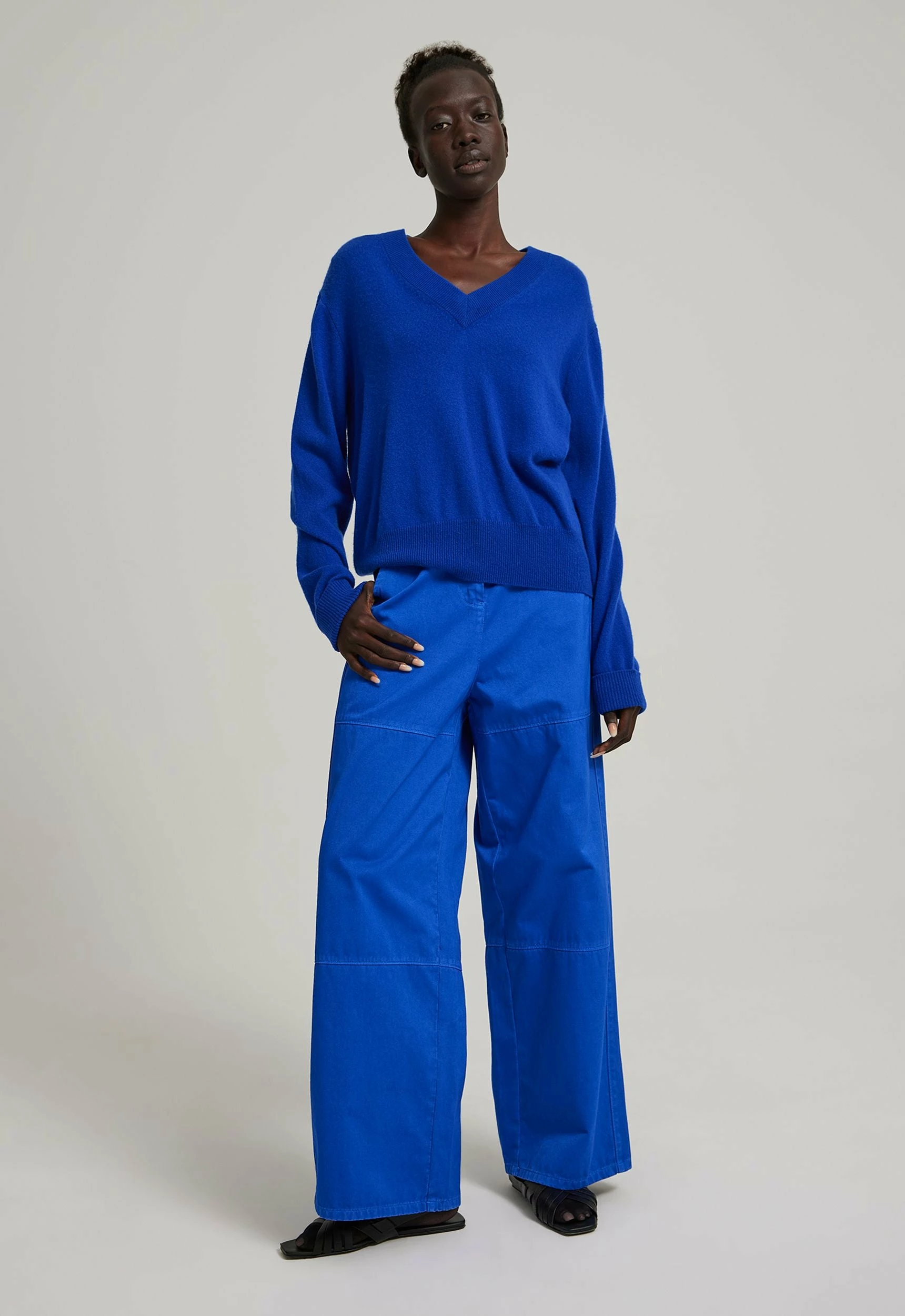 Jac+Jack Jac + Jack | Sharpo Sweater - Aerial Blue 2 Jac+Jack Jac + Jack | Sharpo Sweater - Aerial Blue - Image 2