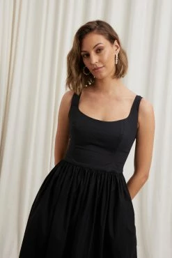 Caitlin Crisp | Meadow Dress - Black -Acler Shop p ef1dc87a f639 4015 967f af5eb16e8733 scaled