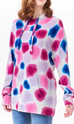 CRUSH | Tie Dye Boyfriend Hoodie - Paint Tie Dye