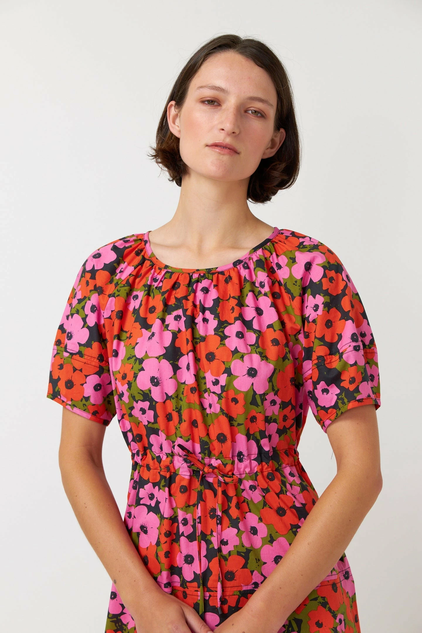 Kate Sylvester | Pop Dress - Pink Orange 2 Kate Sylvester | Pop Dress - Pink Orange - Image 2