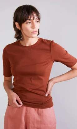 Laing | Slim Fit T-Shirt - Rust