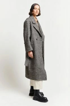 Karen Walker | Stefanik Trench - Tweed 6 Karen Walker | Stefanik Trench - Tweed -Acler Shop stefanik trench 6940 02 black tan multi back 0020812001647474363