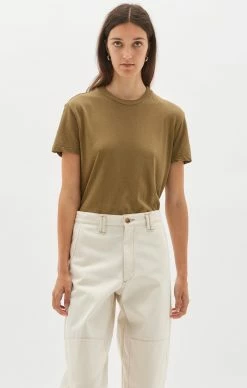 Bassike | Regular Classic Short Sleeve T.Shirt - Olive -Acler Shop unnamed 37 c2c36b46 2482 4cc0 97d0 65e5a70b8001