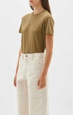 Bassike | Regular Classic Short Sleeve T.Shirt - Olive -Acler Shop unnamed 39 a7f26ff8 239d 4d9c 8a57 66bd8c37c3e2