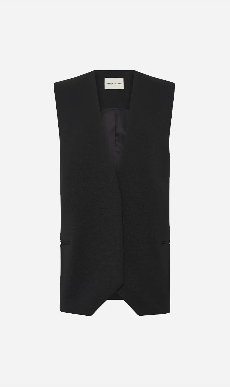 Camilla And Marc | Valentina Vest - Black 1 Camilla And Marc | Valentina Vest - Black