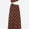 SIR THE LABEL | Vivi Asymmetrical Cut Out Dress - Marlon Polka Dot
