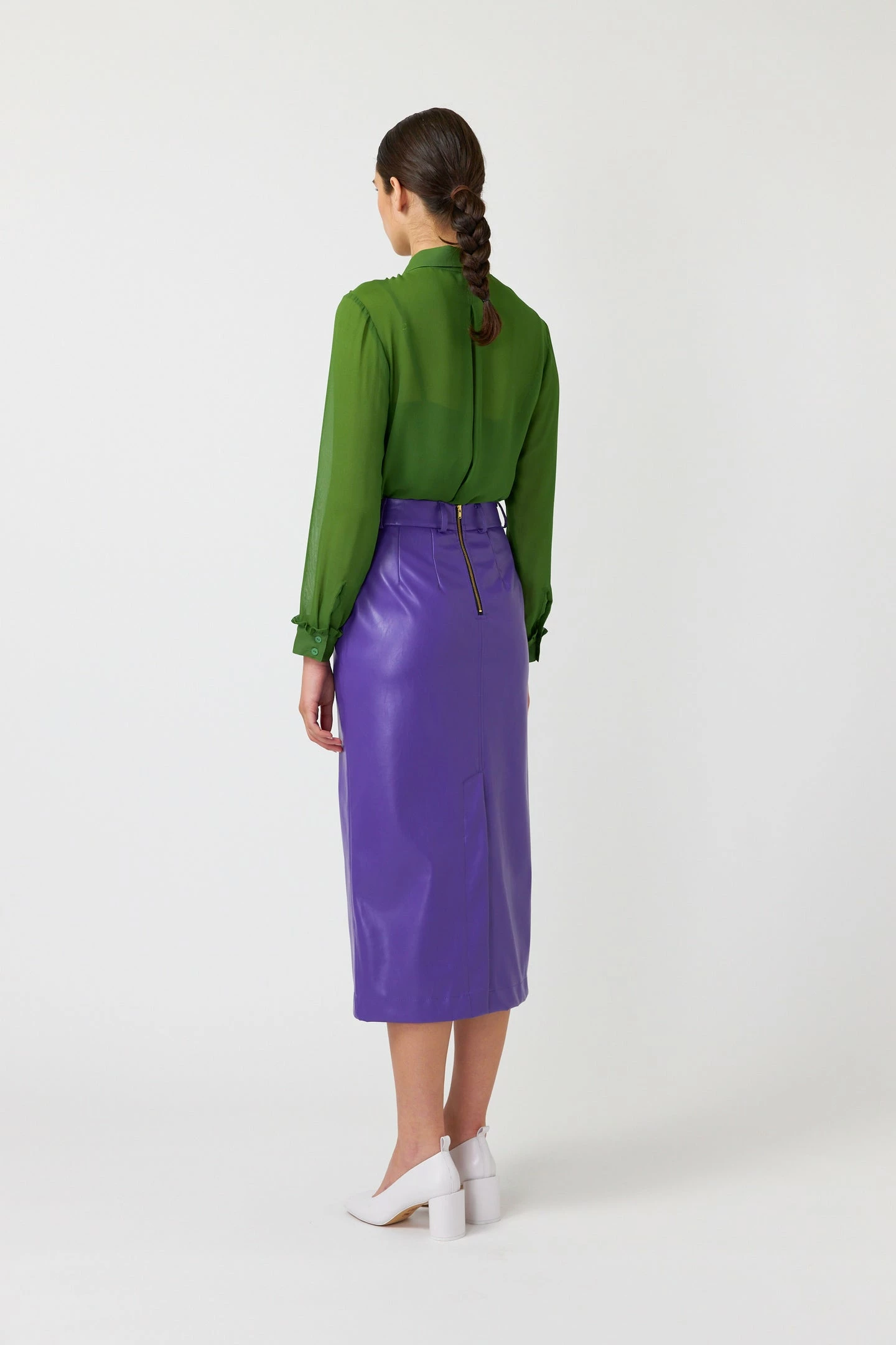 Kate Sylvester | Valetta Shirt - Grass 3 Kate Sylvester | Valetta Shirt - Grass - Image 3