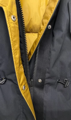 Yves Salomon | Down Jacket 60 Bach - Noir Golden Brown -Acler Shop yves12